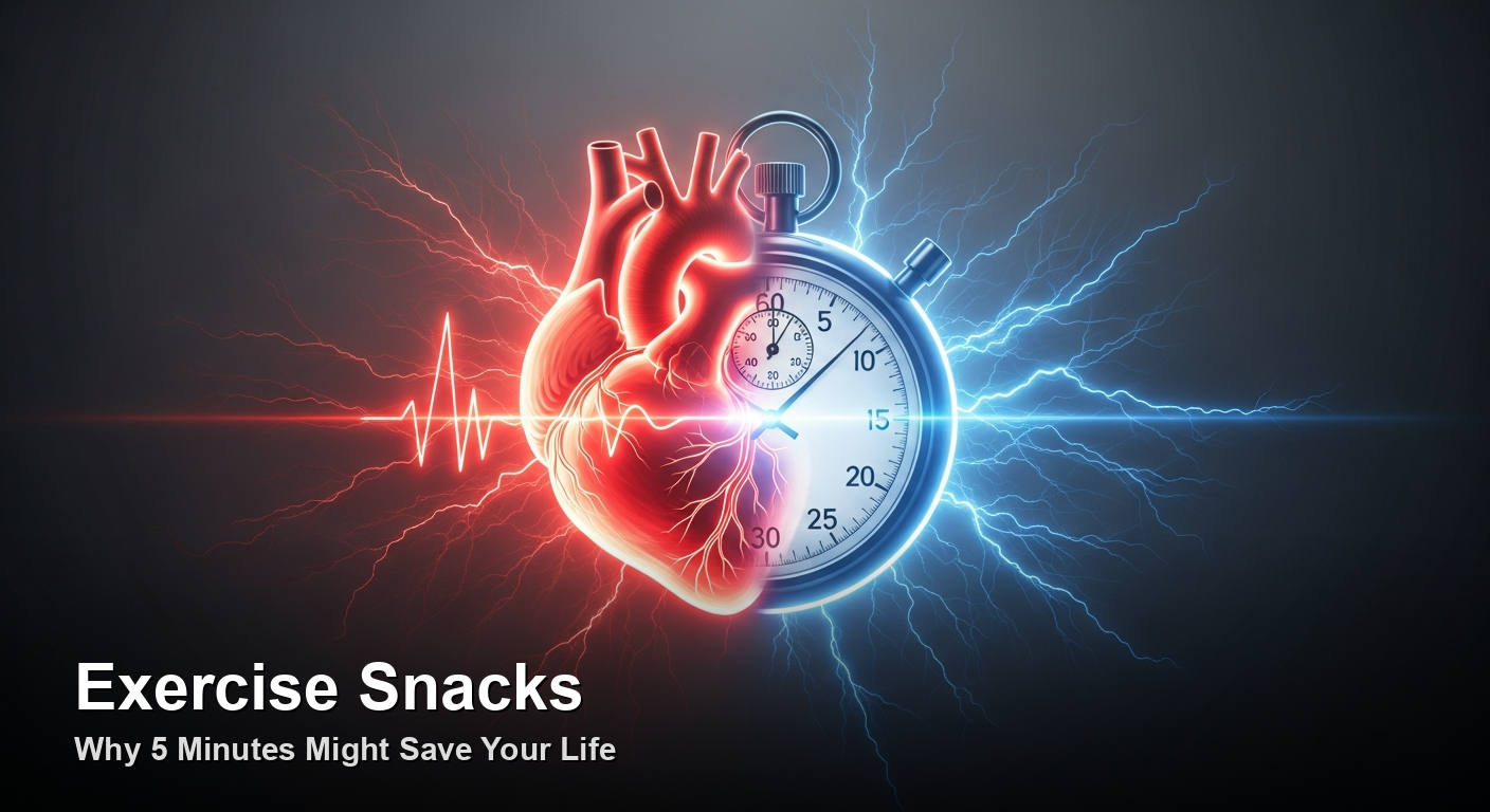 Thumbnail for Exercise Snacks: Why 5 Minutes Might Save Your Life